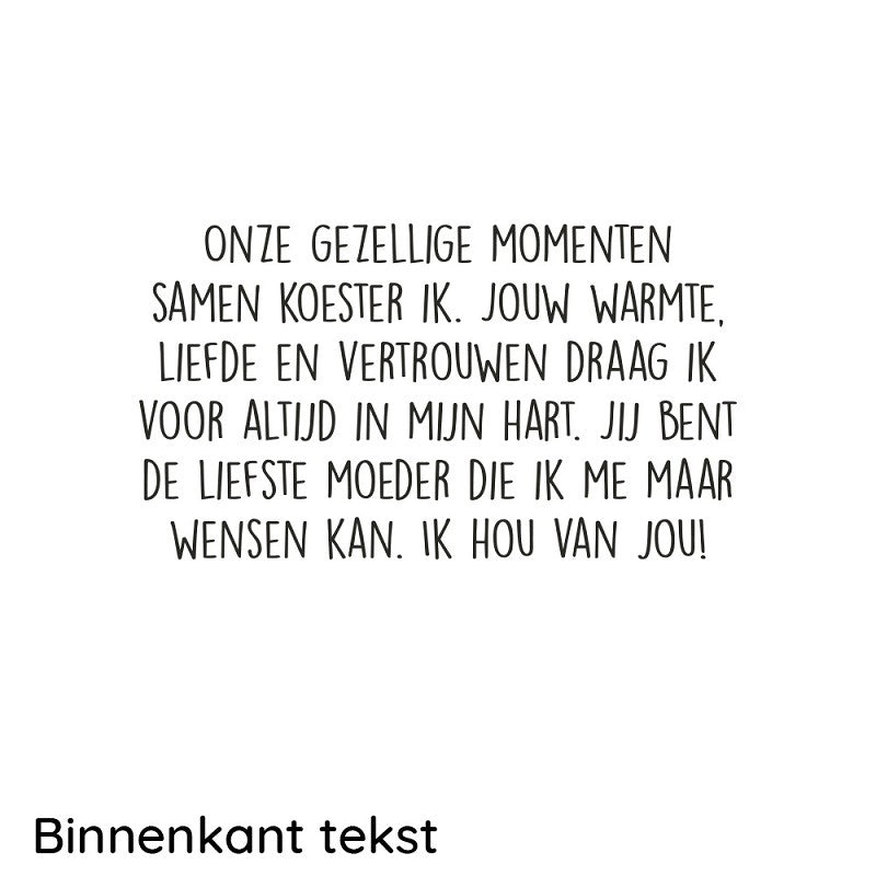 De liefste moeder van de wereld