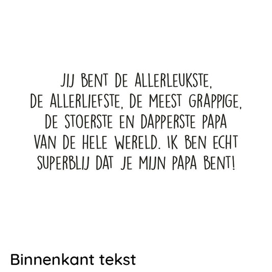 Mok Superblij met een lieve papa zoals jij!