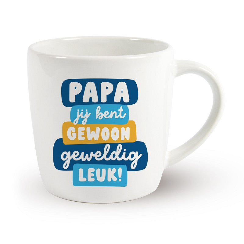 Papa jij bent gewoon geweldig leuk!