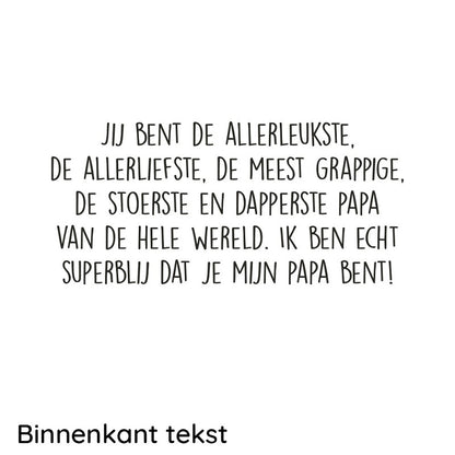 Mok Superblij met een lieve papa zoals jij!