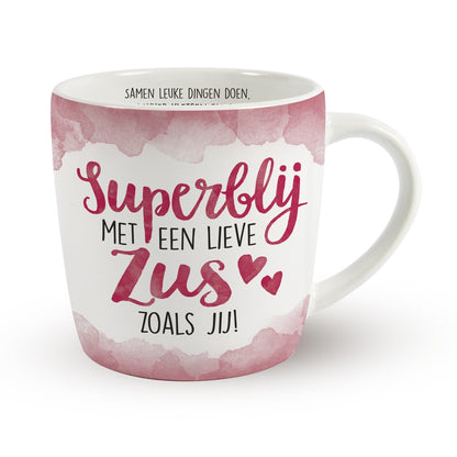 Superblij met een lieve zus zoals jij!