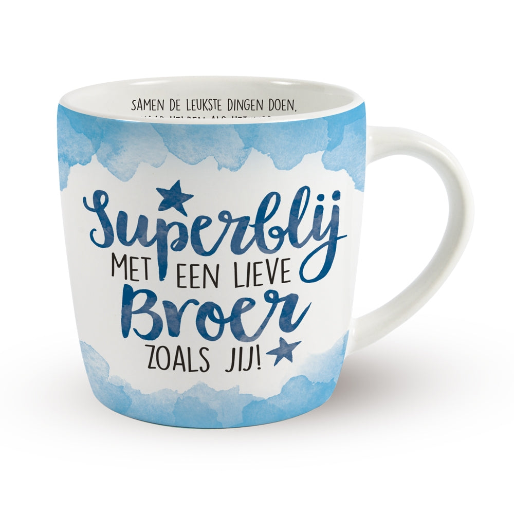 Superblij met een lieve broer zoals jij!