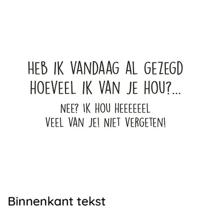 Ik hou van jou voor altijd