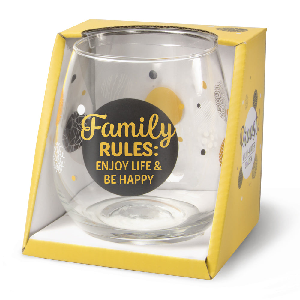 Family rules: enjoy life & be happy