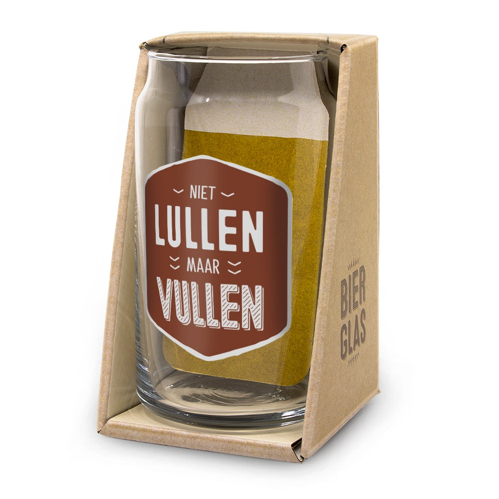 Niet lullen maar vullen