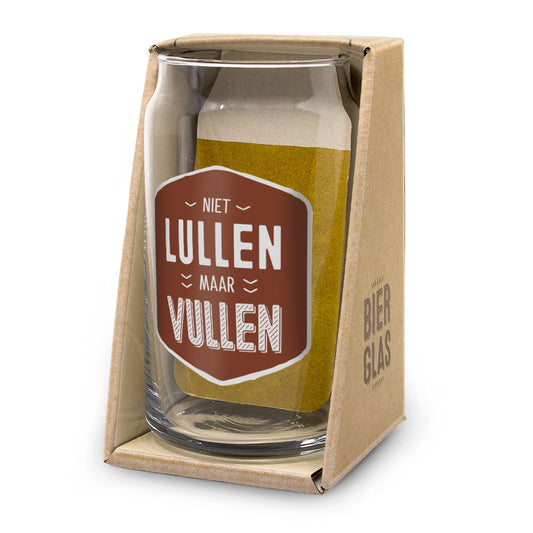 Niet lullen maar vullen