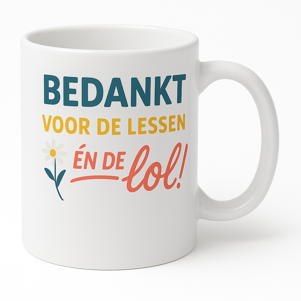 Bedankt voor de lessen en de lol!