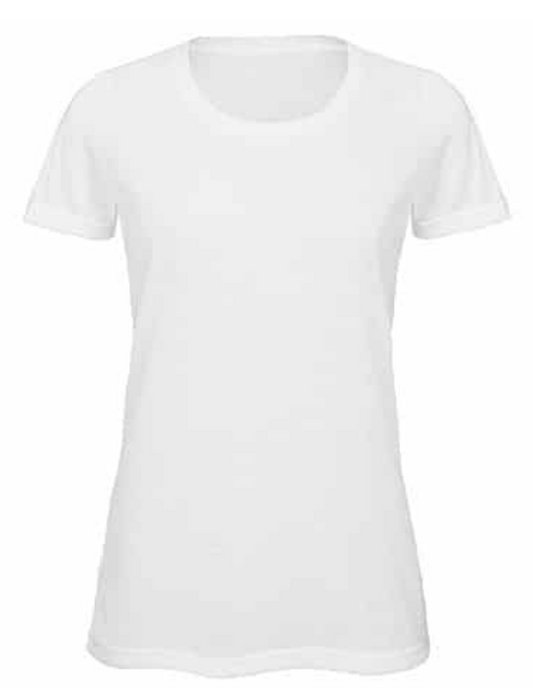 Ontwerp je eigen wit dames T-shirt (Full color)