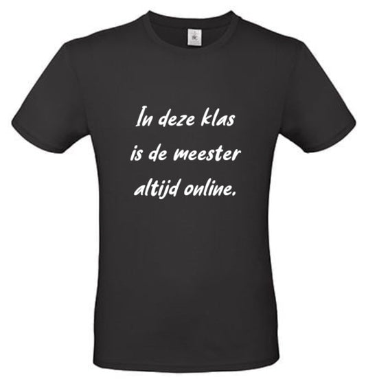 In deze klas is de meester altijd online.